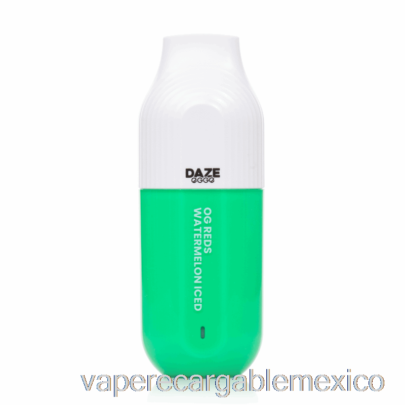 Vape Recargable 7 Daze Egge 3000 Desechable Og Reds Sandía Helado
